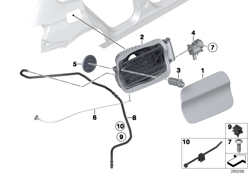 Diagram FILL-IN FLAP for your BMW