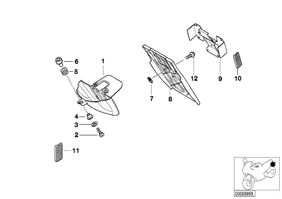 11License plate bracket / reflectorshttps://images.simplepart.com/images/parts/BMW/fullsize/28999.jpg