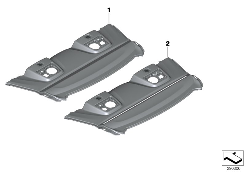 Diagram Individual parcel shelf for your BMW