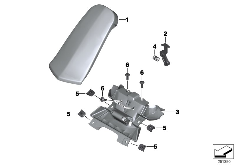 Diagram Filler flap, fuel for your 2017 BMW C650 Sport   