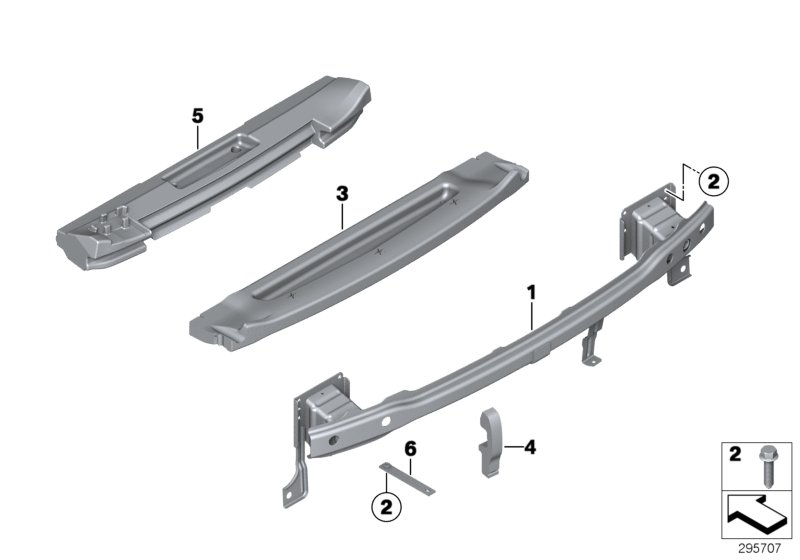 Diagram Carrier, rear for your MINI