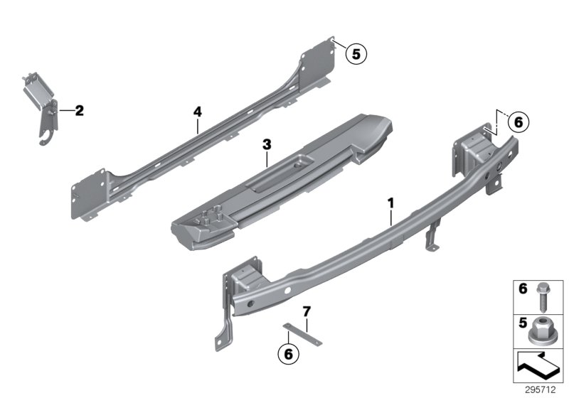 Diagram Carrier, rear for your MINI