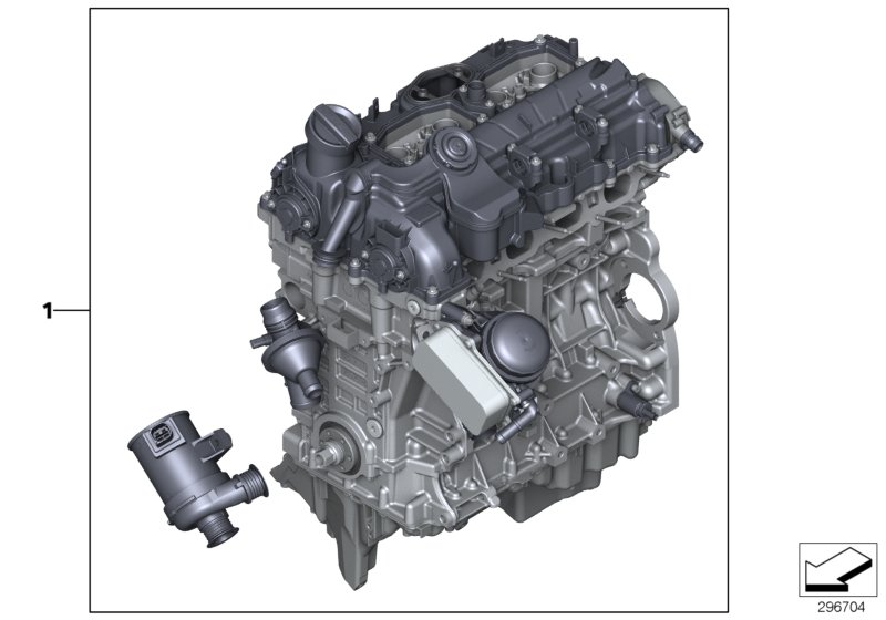 Diagram Short Engine for your 2015 BMW X3   