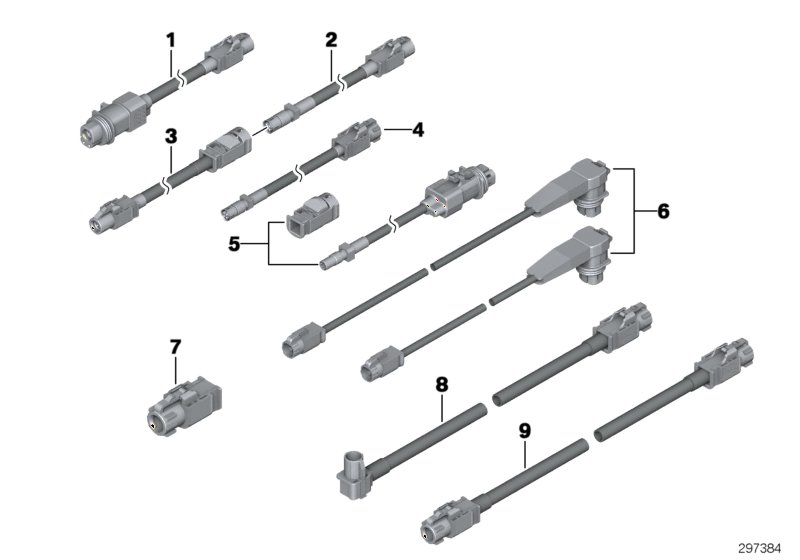 Diagram HSD wire for your BMW X6  