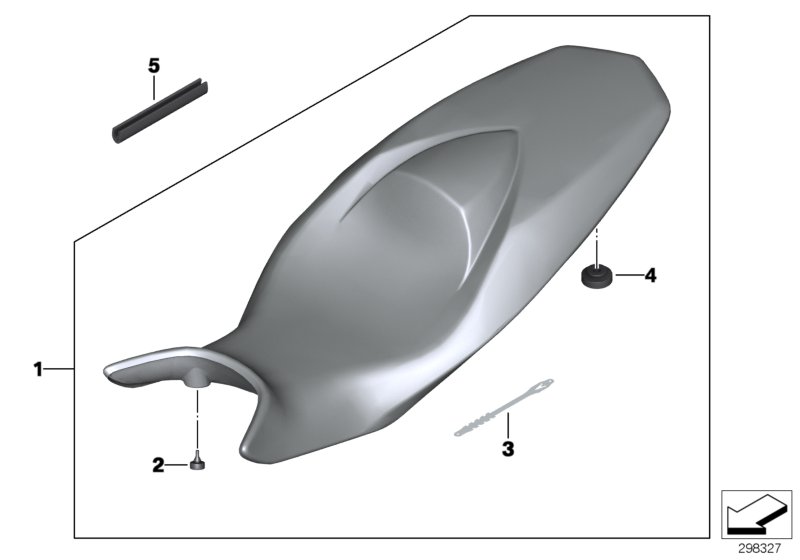 Diagram Seat bench, low for your 2016 BMW F800GT   