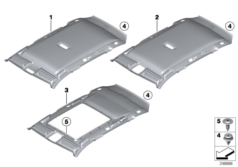 Diagram Headlining for your 2023 BMW X3  30eX 