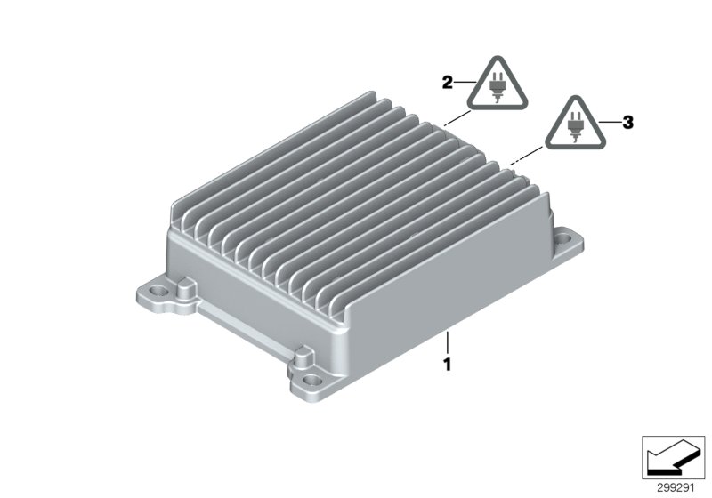 Diagram Battery charge module / BCU150 for your 2001 BMW 320i   