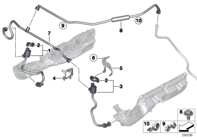 Diagram FUEL TANK BREATHER VALVE for your 2016 BMW 328i   