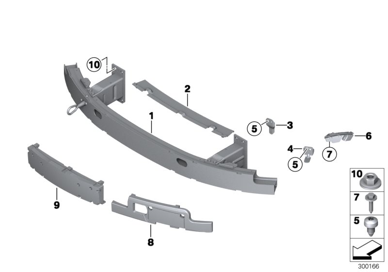 Diagram Carrier, front for your 2004 BMW 645Ci   