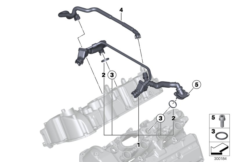 Diagram Crankcase-Ventilation for your 2016 BMW 330e   