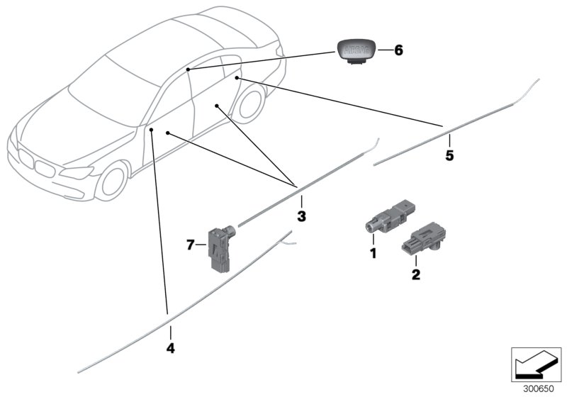 Diagram LED module / fiber-optic for your 2019 BMW 750i   