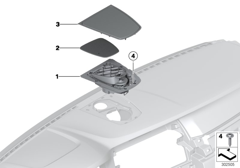 Diagram Individual parts, high-end I-panel for your 2013 BMW M6   