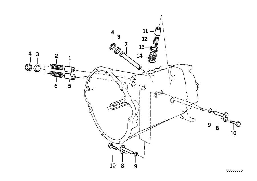 Diagram S6S560G inner gear shifting parts for your BMW