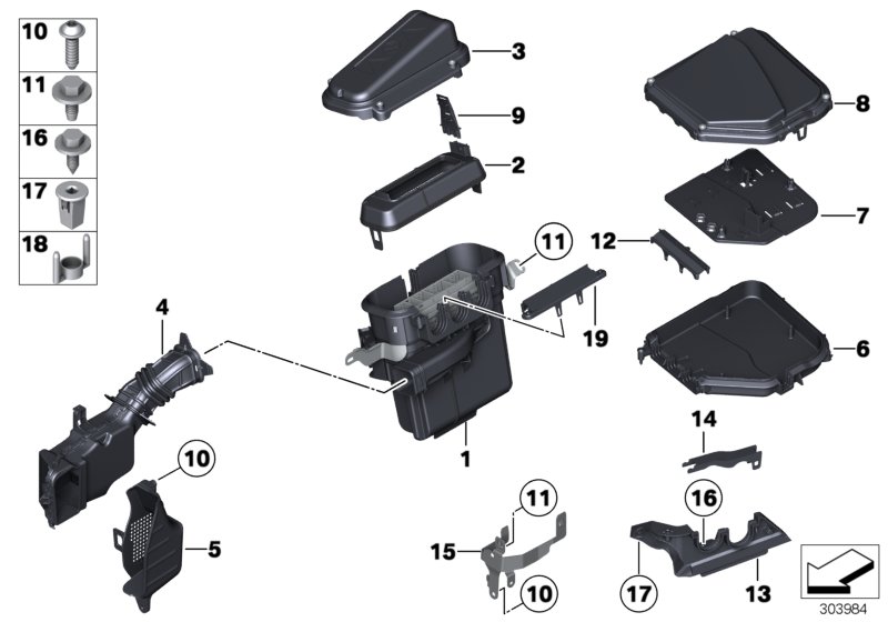 Diagram Control unit box for your 2023 BMW X3  30eX 