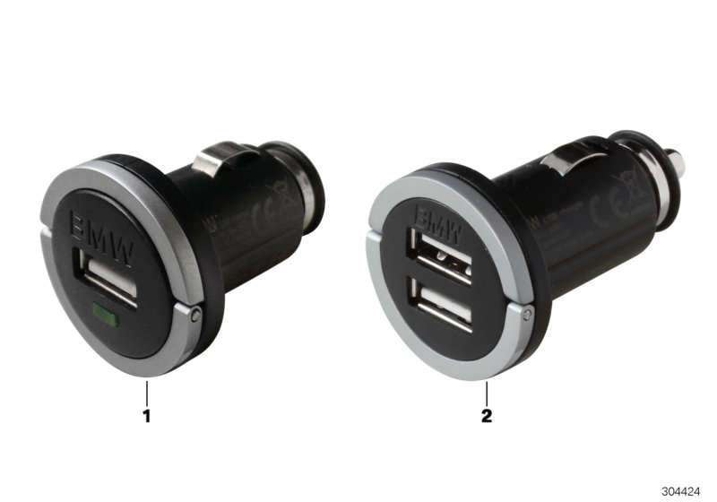 Diagram BMW USB charger for your 2012 BMW 550i   