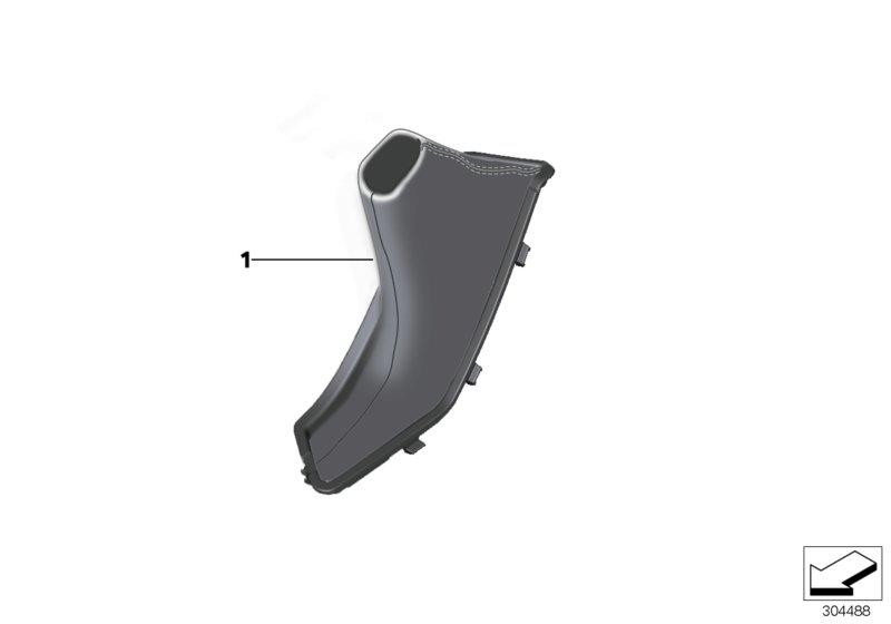 Diagram Individual parking brake lever boot for your 2019 BMW 440iX  Convertible 