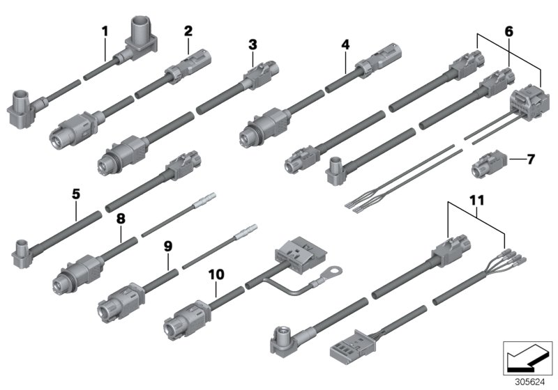 Diagram HSD wire for your BMW