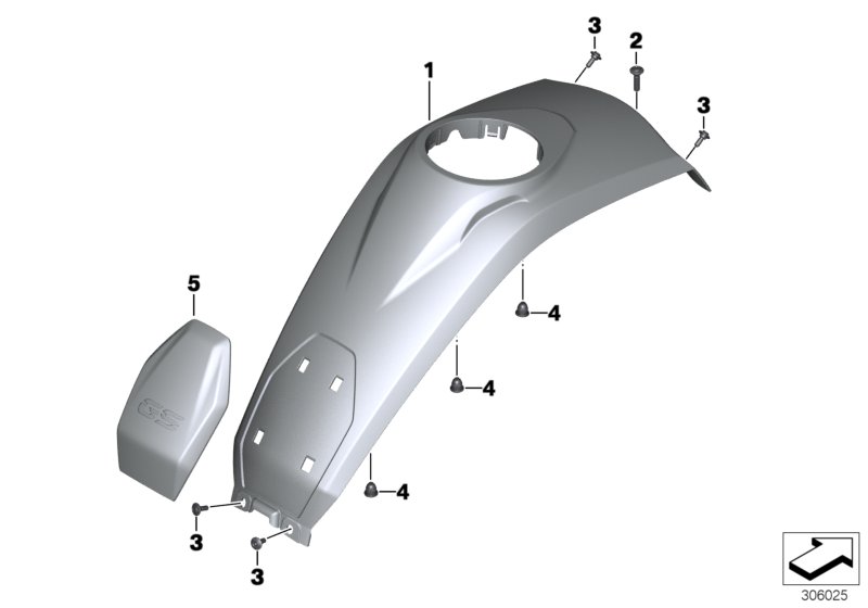 Diagram Tank cover, center for your BMW