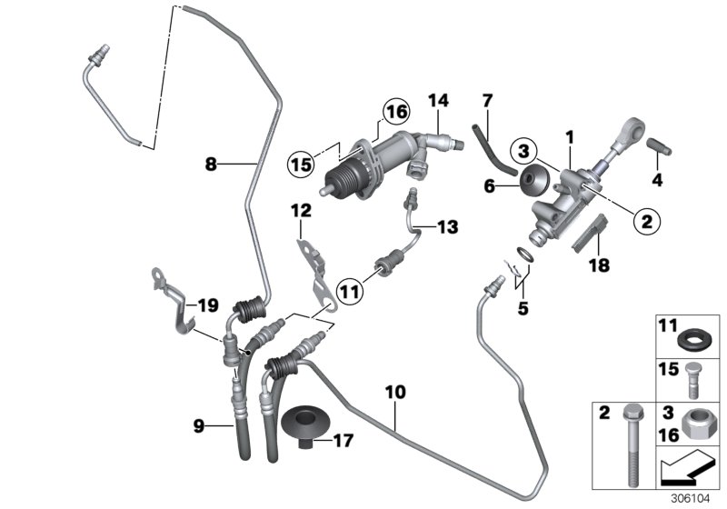 Diagram CLUTCH CONTROL for your 2014 BMW 640iX   