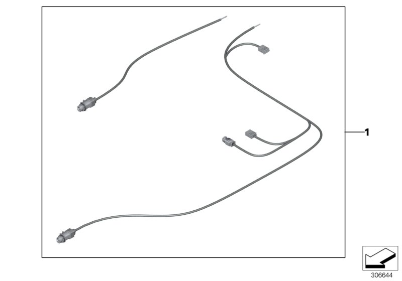 Diagram VARIOUS ADDITIONAL WIRING SETS for your 2018 BMW 440iX   