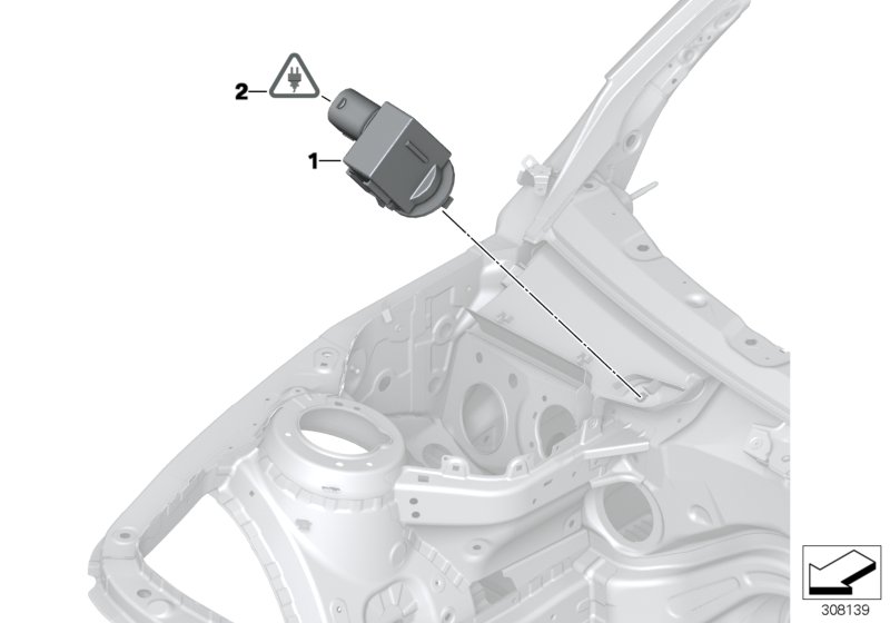 Diagram Sensor F. Auc for your 2015 BMW X1   