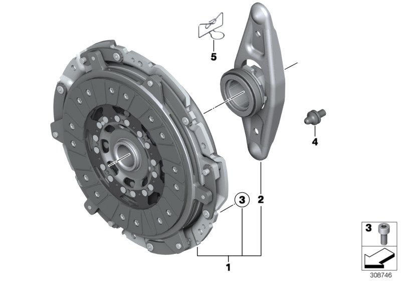 Diagram Clutch for your BMW