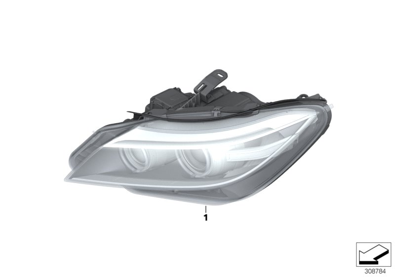 Diagram Headlight for your 2006 BMW M6   