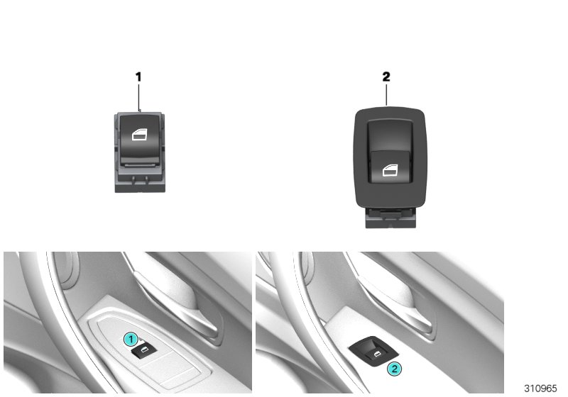 Diagram Switch,power window passenger side/rear for your BMW