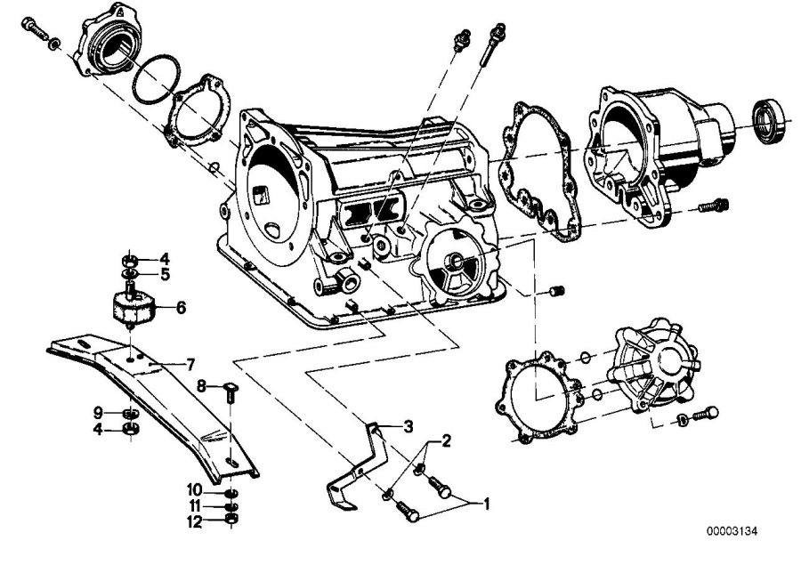 Diagram BW 65 SUSPENSION/ATTACH.PARTS for your 2016 BMW X1   