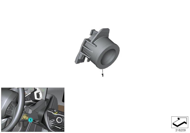 Diagram Emergency start coil for your BMW