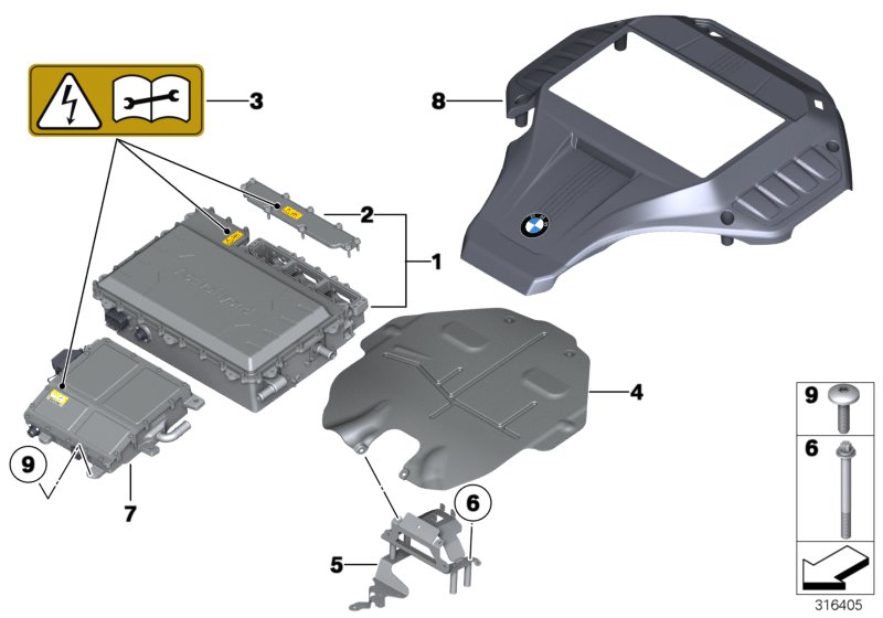 Diagram Power Electronics Box for your BMW