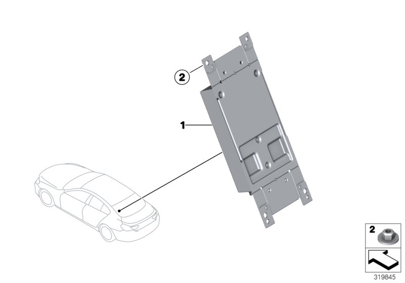 Diagram TCB for your BMW 650iX  