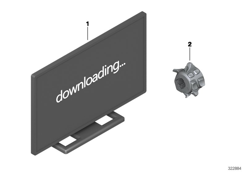 BMW K100 Combination switch left. GS, Retrofit - 61318549965 | Cross ...