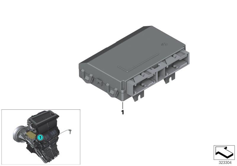 Diagram CONTROL UNIT AIR CONDITIONING SYS. for your MINI