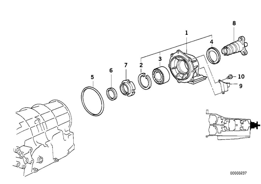 Diagram A5S310Z OUTPUT for your 2003 BMW M3 Coupe  