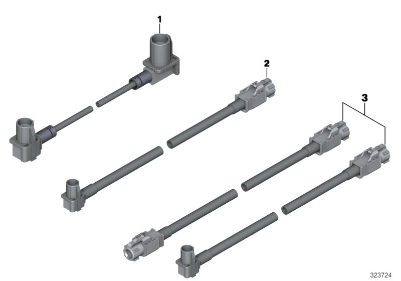 Diagram Main muffler - cable for head unit for your BMW