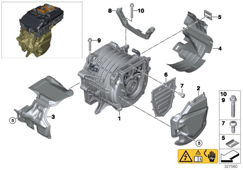 Diagram Electric motor for your 2021 BMW i3   