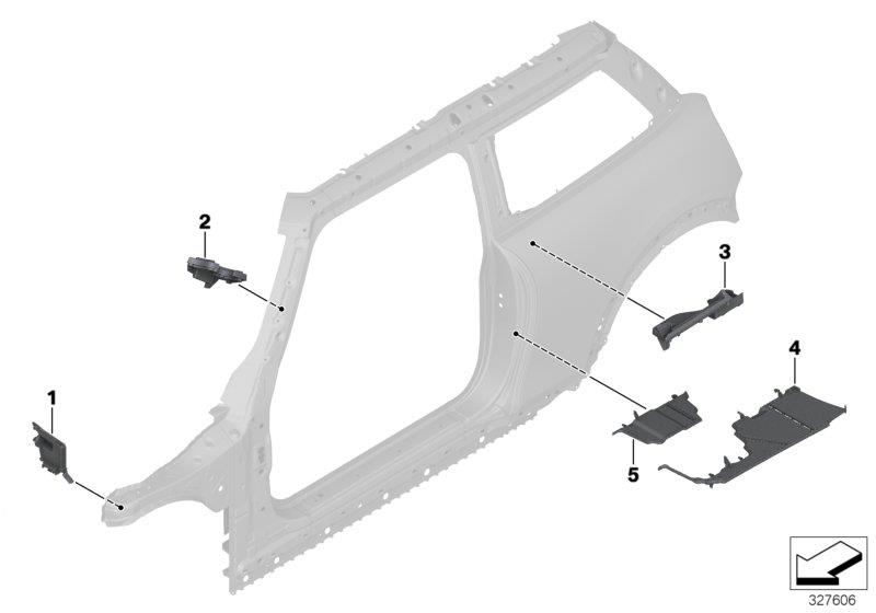 Diagram Cavity shielding, side frame for your MINI