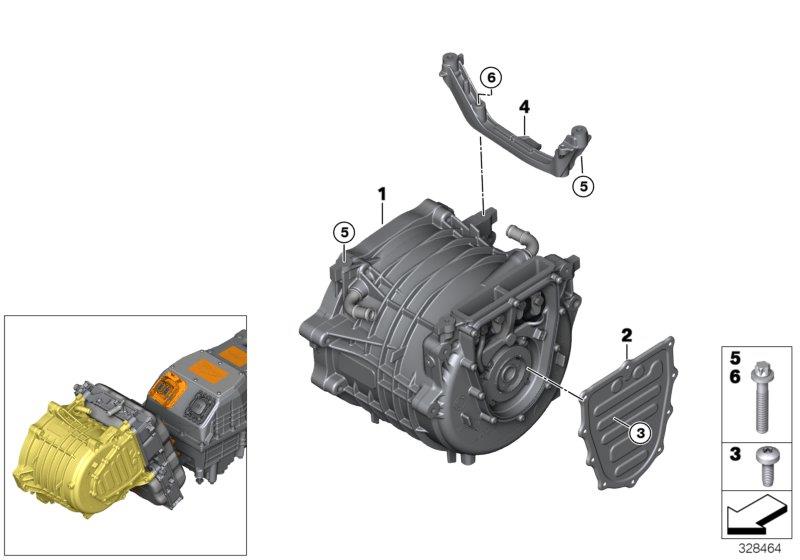 Diagram Electric motor for your BMW i8  