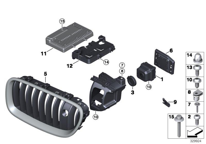 Diagram Night vision camera for your 2023 BMW X3  30eX 