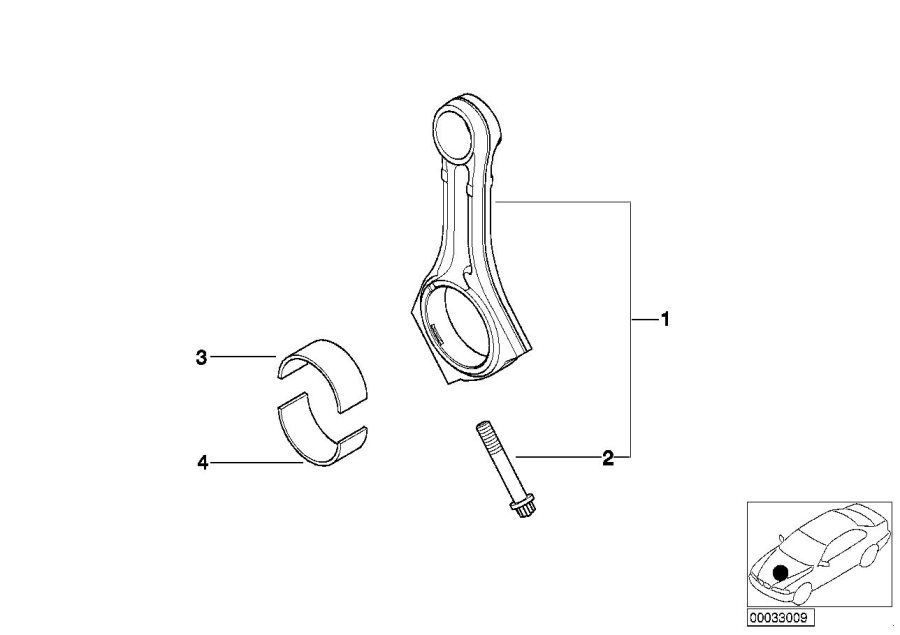 Diagram Crankshaft Connecting Rod for your BMW