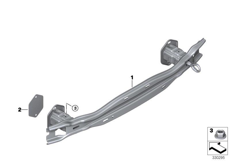 Diagram Carrier, rear for your BMW Z4  