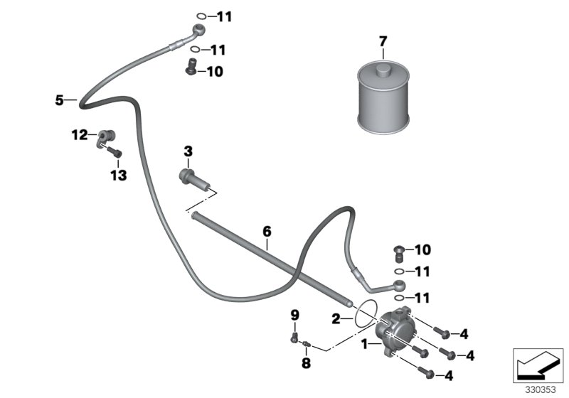 Diagram CLUTCH CONTROL for your BMW