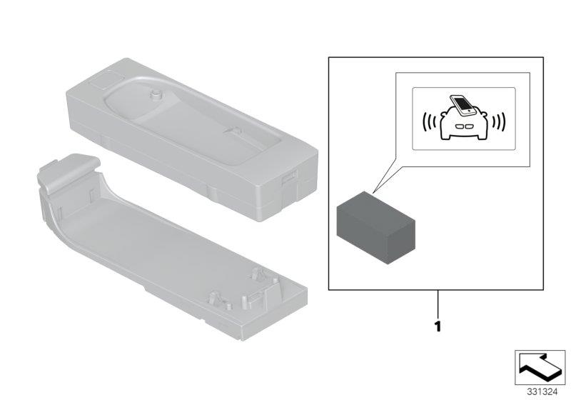 Diagram Snap-in adapter - reminder for your BMW 530eX  
