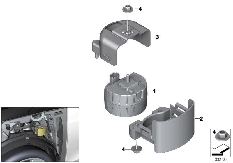 Diagram Alarm systems for your BMW