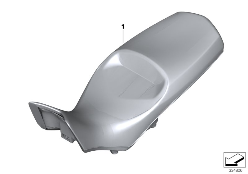 Diagram Seat bench, high for your BMW F850GS  