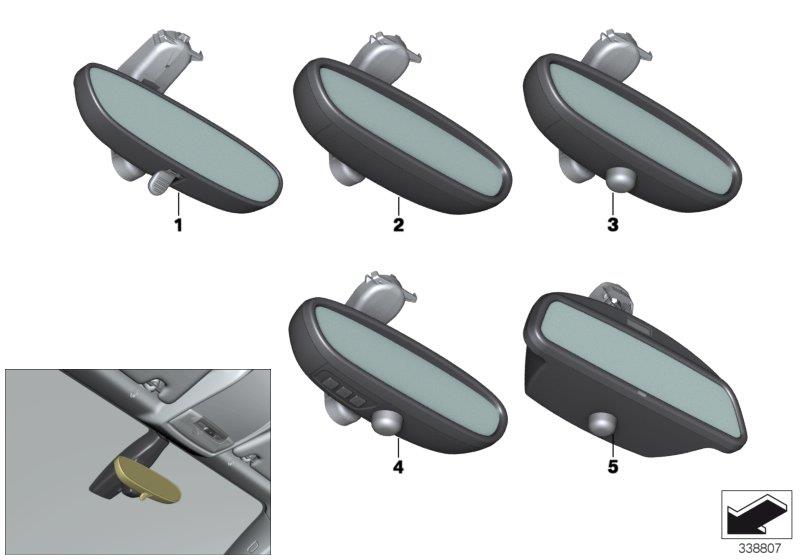 Diagram Interior mirror for your BMW