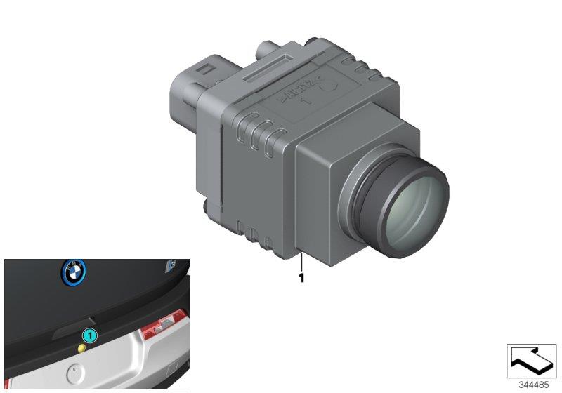 Diagram Reversing camera for your BMW M6  