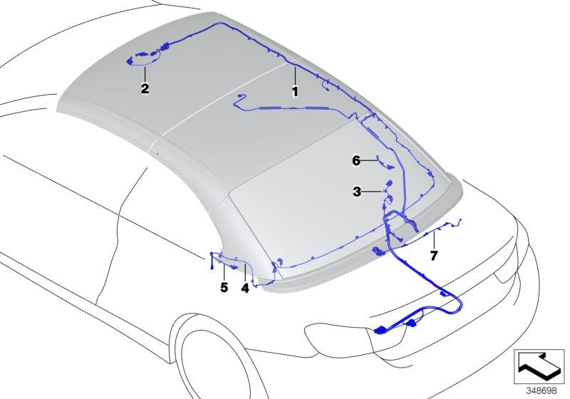 Diagram Cable harness for your BMW