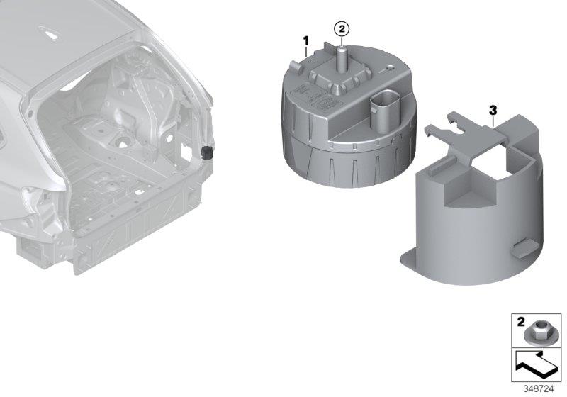 Diagram Alarm systems for your BMW